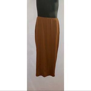 Brown Midi Skirt